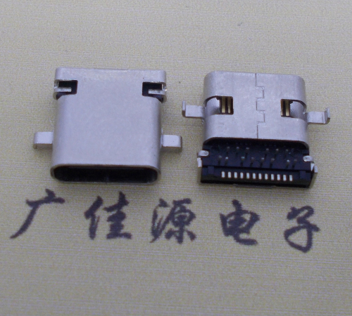 沉板usb 3.1 雙河type-c24p母座